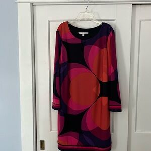 Trina Turk multicolor retro style dress